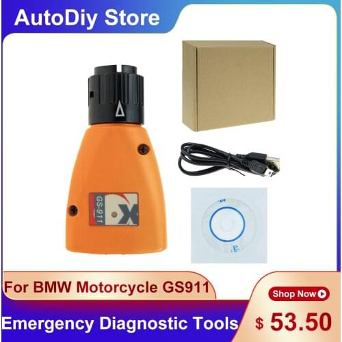 GS-911 V1006.3 Emergency Diagnostic Tools For BMW Motorcycles GS911 Read Diagnostic Fault Error Codes Alarm Code Reader