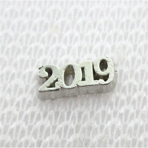 Hot Selling 20pcs/lot Silver 2019 Floating Charms Living Glass Memory Floating Lockets Pendants Charms DIY Jewelry Charm