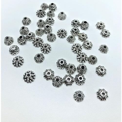 100pcs 6x6mm popular European and American irregular beaded torus DIY handmade bracelet Necklace Jewelry connection accessories