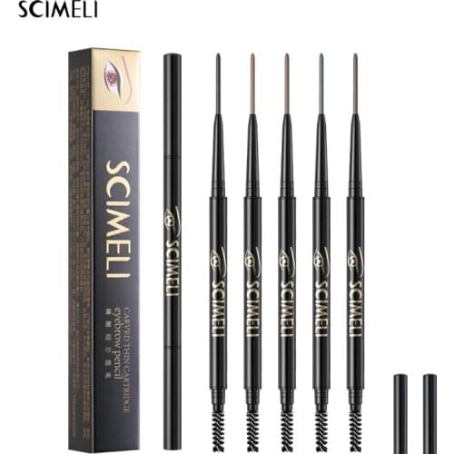 Ultra fine Eyebrow Pencil 2020 New Color Charm Ultra fine Eyebrow Pencil Double Headed Water Proof and Sweat Proof Long Lasting