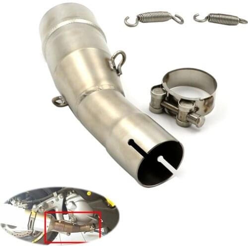 Slip-on Exhaust Middle Pipe Set Stainless Steel 2017 - 2018 For Yamaha XMAX250 XMAX300 XMAX400 X-MAX XMAX 250 300 400 17-18