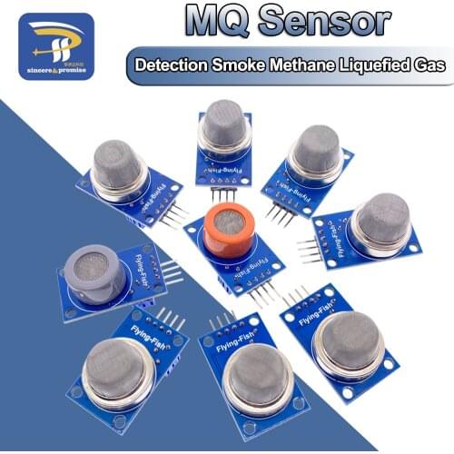 MQ-2 MQ-3 MQ-4 MQ-5 MQ-6 MQ-7 MQ-8 MQ-9 MQ-135 Detection Smoke methane liquefied Gas Sensor Module for Arduino Starter DIY Kit
