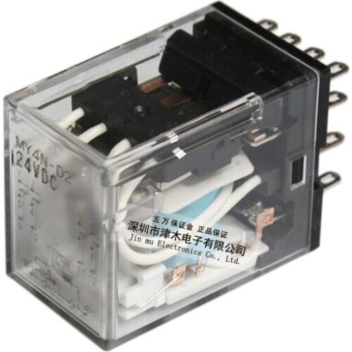 MY4N-D2 DC24V 14-pin intermediate relay 6months warranty