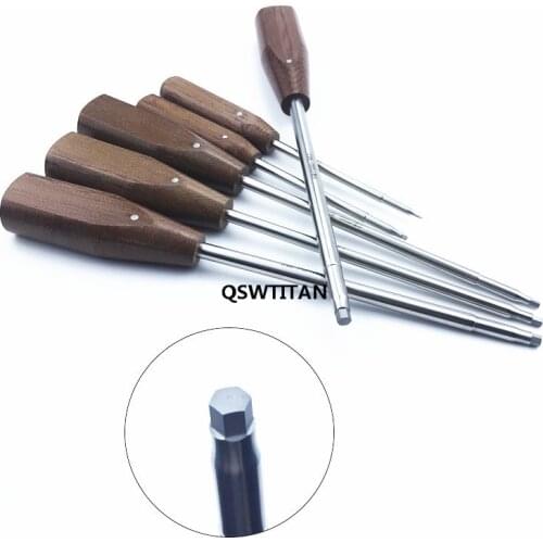 A set of 9 pcs Bone Screwdriver Hex Heads Veterinary orthopedics Instruments