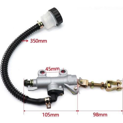 Motorcycle Rear Brake Pump Foot Hydraulic Refit Rear Brake Master Cylinder Pump For Suzuki Kawasaki Honda Yamaha