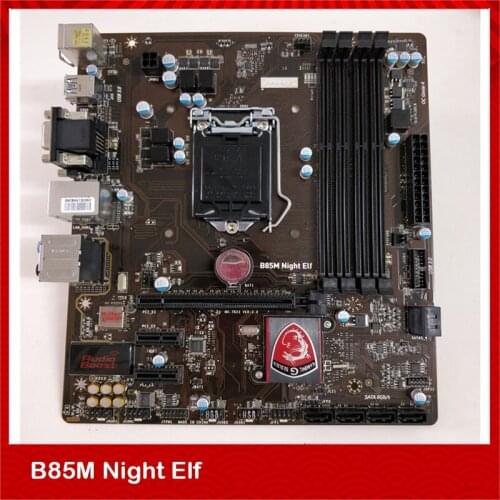 Desktop Motherboard For Msi B85M Night Elf B85 1150 Perfect Test,Good Quality