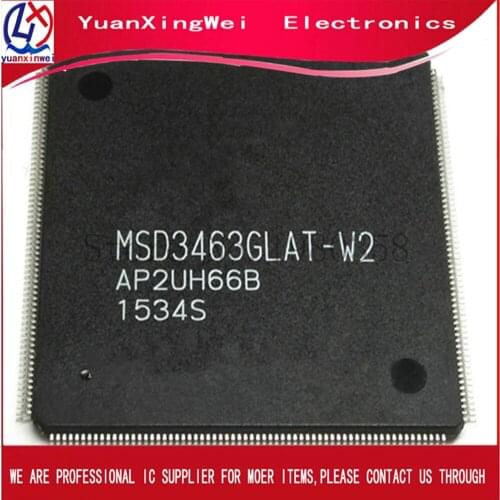 2pcs MSD3463GLAT-W2 MSD3463GLAT W2 QFP-216 Chipset New original