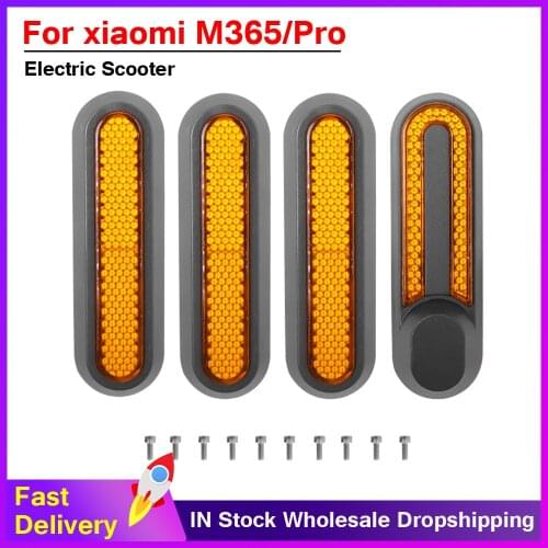 New Front Wheel Cover Protect Shell For Xiaomi Electric Scooter Pro 2/1s/M365 Pro Front Rear Safety Reflective Shell Parts