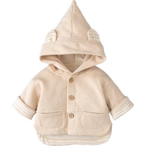 European And American Style Toddler Boys Girls Hooded Coat Autumn Winter Warm Jacket Outerwear For Girl Boys Children Clothes