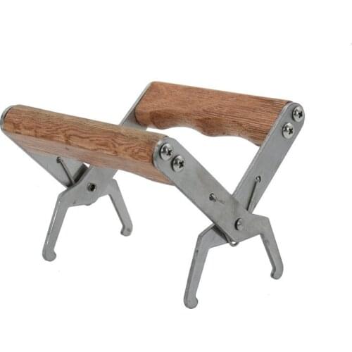 Beekeeping Equipment Professional Wooden Handle BeeHive Frame Holder with Lifter Grip Bee Frame Holder Lifter Capture Grip Tool