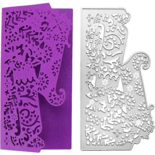 SCD522 Christmas Metal Cutting Dies For Scrapbooking Stencils DIY Album Cards Decoration Embossing Folder Die Cuts Template New