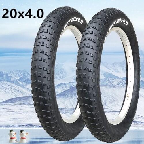 2pack Snow Bike tire 20x4.0 ATV tyre beach bike tire city fat Electric Bike Bicycle tires inner tube 100-406 Fat Tire ebike 2pcs