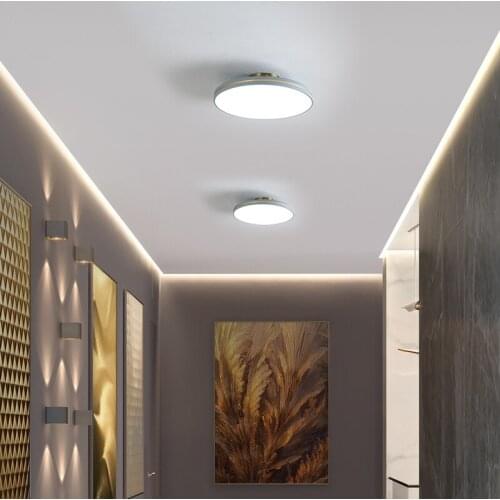 Nordic modern led ceiling lamp living room hallway corridor aisle porch balcony lamp home round indoor lighting decorative lamps