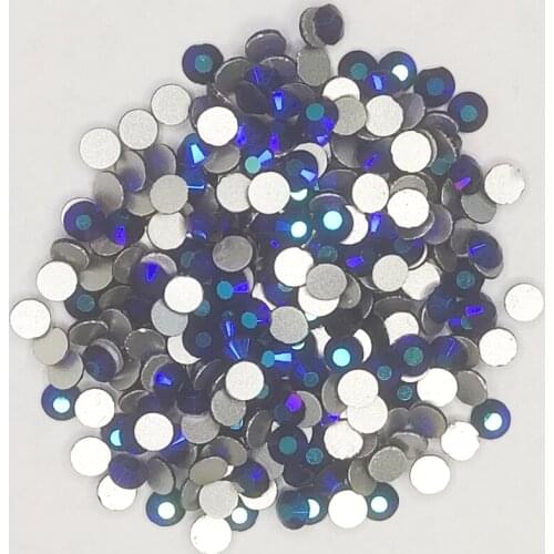 Montana AB 3D Nail Art Rhinestones Decorations ss3 ss4 ss5 ss6 ss8 ss10 ss12 ss16 ss20 ss30 Crystal Non HotFix Rhinestones