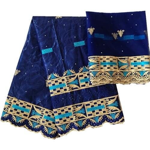 Tissu broderie dubai fabric bridal lace african bazin riche Tissues with stones nigerian ankara austria textile 5+2 yards/lot