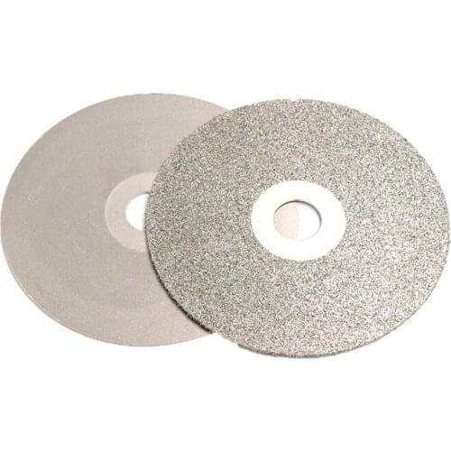 Free Shipping 100mm Electroplating Emery Diamond Grinding Disc Polisher Jade Agate Glass Carving Chamfering Professional Tool