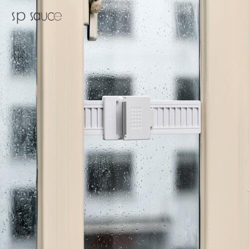 Japan Window Protection Lock Without Punching Safety Protection NEW Adjustable Design Cupboard Kids Safety Lock