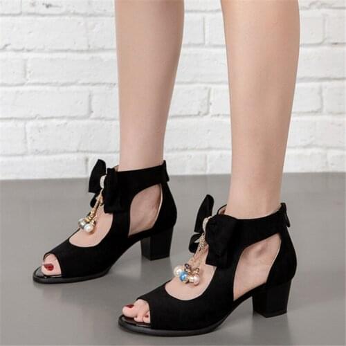 2020 sandals New Fish Mouth Fashion Womens Sandals Back Zipper Fashionable Wild Breathable sandals Shoes 34-43