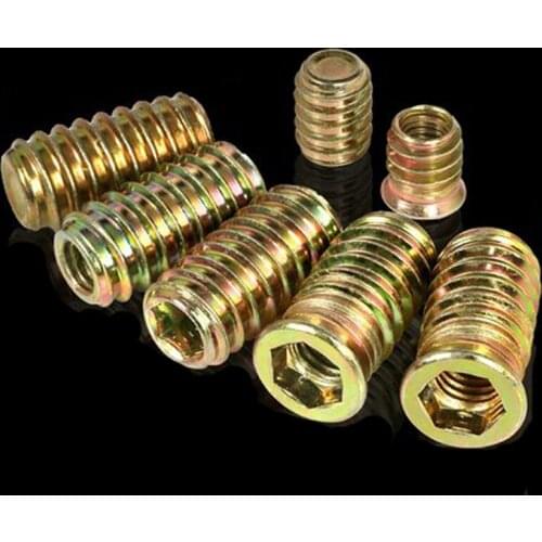 20PCS Countersunk Nuts with Internal and External Teeth Interface Hex Nuts M4 M5 M6