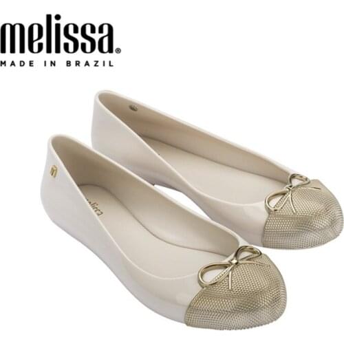 2021 Melissa Women Jelly Shoes Star Sandals Women Bow Jelly Sandals Melissa Comfortable Female Flat Sweet Summer Adult Slippers