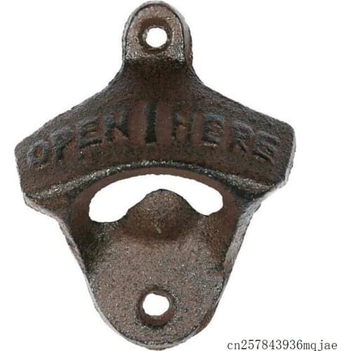50pcs Wall Openers Wall-Mounted Bottle Opener Bar Hanging Openers Home Decoration