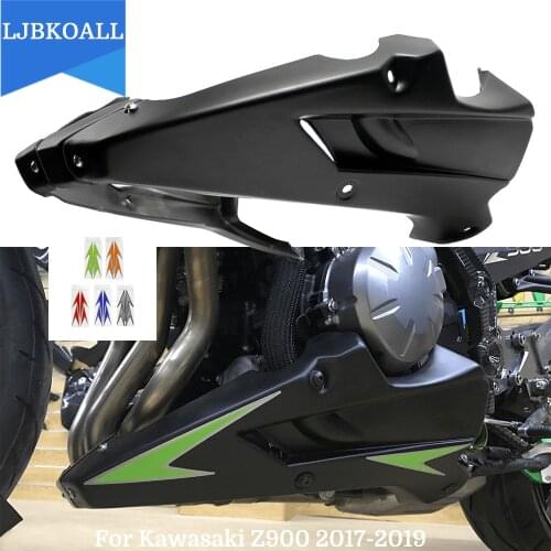 Motorcycle Accessories Lower BellyPan Engine Spoiler Fairing Body Frame for Kawasaki Z900 2017 2018 2019