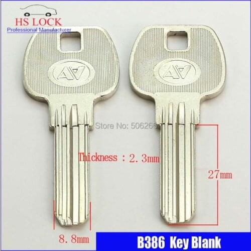 B386 House Home Door Key blanks Locksmith Supplies Blank Keys