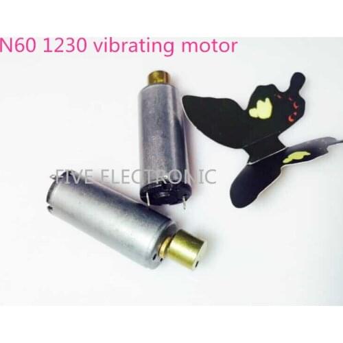 FREE SHIPPING! N60 Strong magnetic DC motor,1230 Vibrating motor, use for camera / DIY MODELS/TOYS
