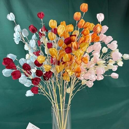 No Watering 8 Colors Exquisite Beautiful Artificial Enkianthus for Bedroom