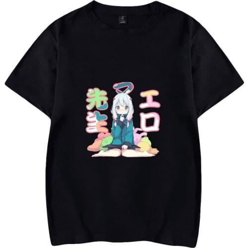 BSLNXNMA Eromanga Sensei 2D Summer Harajuku Mens T-shirts Short Sleeves Mens Street Wear Clothing