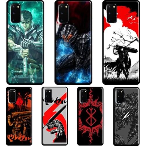 Anime Berserk Guts Case For Samsung Galaxy S8 S9 S10 Plus S20 FE S21 Ultra Note 20 Note 10 Plus Soft Cover