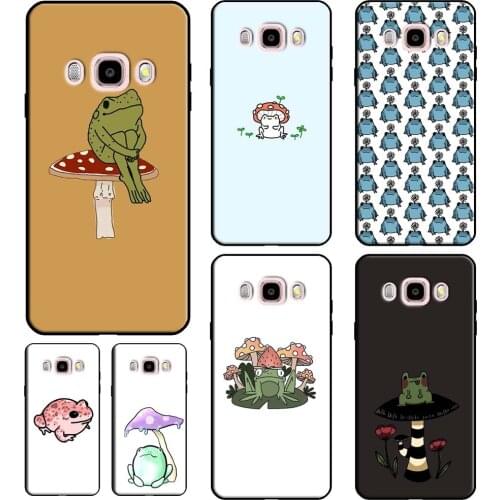 Mushroom frog For Samsung Galaxy A5 A3 J3 J7 J5 2016 2017 J4 J6 J8 A8 A6 Plus J2 Core 2018 Phone Cover
