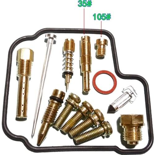 For Bandit250 (GSF250) GJ77A VS/V/Z Carburetor repair kit Configuration Jet needle (J.N.) and Needle jet (N.J.)
