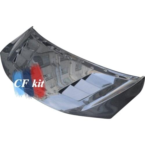 CF Kit Carbon Fiber Front Car Engine Hood Bonnet Cover For Honda FIT JAZZ GK5 2014-2019 Body kit