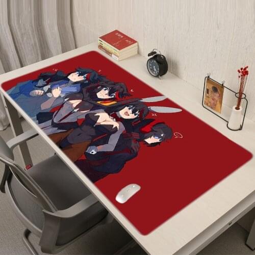 Kill a Kill Mouse Pad Mause Anime Gamer Kawaii Mats Carpet Cute Accessories Hot Xxl Desk Mat Pads Computer Gaming Rug Large for