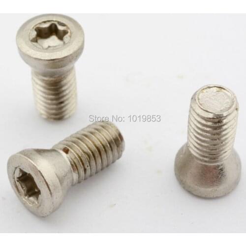 M4.0X8XD5.7 silver color carbide insert torx screws for Indexable CNC cutting tools