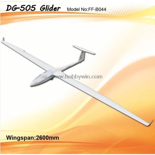 DG-505 Slope Glider 2600mm ARF without electronic parts RC Model Fiberglass Sailplane