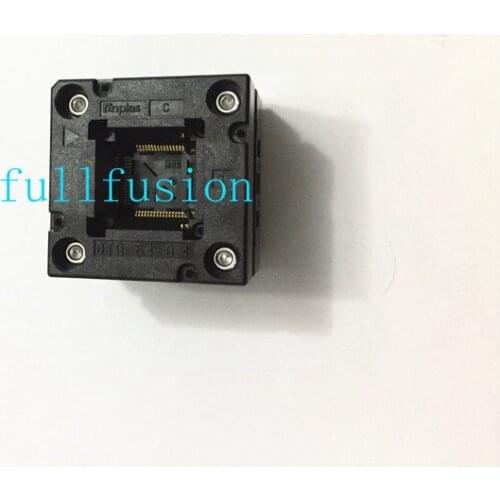 OTQ-64-0.4-01 QFP64P 0.4mm Pitch Enplas IC Test Socket IC body size 7x7mm LQFP64 Burn in Socket