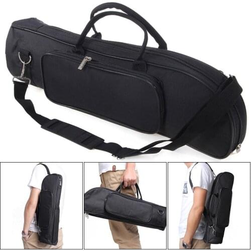 Professional Waterproof Trumpet Bag Double Zippers Design Storage Case