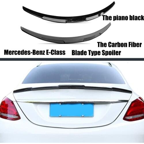 For Mercedes-Benz E-Class 2016 2017 2018 2019 Car Front Bumper Splitter Lip Spoiler Surround Front Shovel E-Class Modification