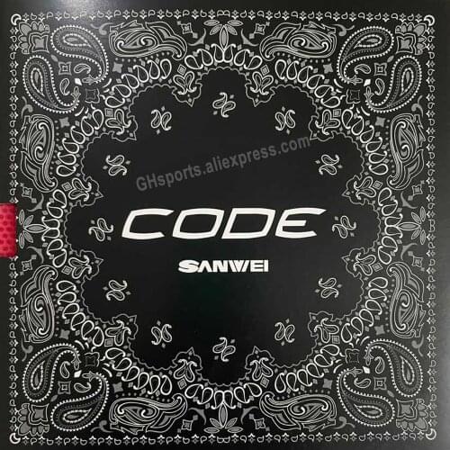 Sanwei CODE Long Pips-Out Table Tennis PingPong Rubber Without Sponge Topsheet OX