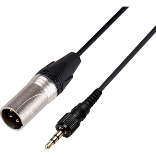 Replacement Locking 3.5mm TRS XLR Balanced Cable For Sony UWP-V1 UWP-D11 UWP-D21 Wireless Output Microphone Audio Receiver Phone