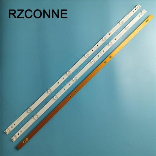740mm*18mm 8leds 6v universal LED Backlight Strips w/ Optical Lens for 39'' 40'' TV Monitor