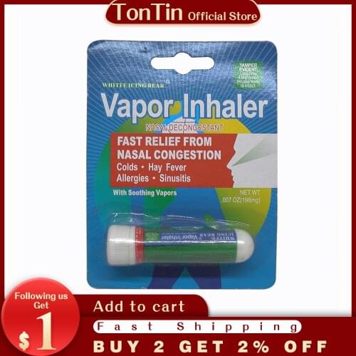 Thailand Mint Cylinder Nasal Inhaler Refresh Brain Anti Fatigue Cure Stuffy Nose Rhinitis Nasal Aspirator healthcare health