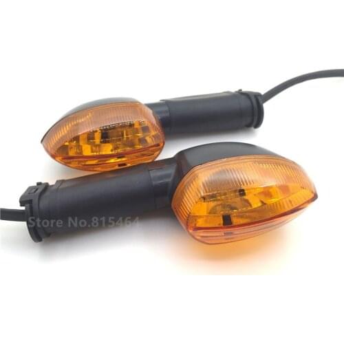 Yecnecty 2X Motorcycle Flashers Turn Signal Indicator Yellow Lens Scooter Refit Light For Yamaha TDM 900A V-MAX 1700 XJ6 FJ-09