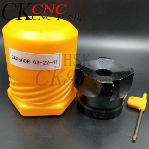 1pc BAP300R 63-22-4T 90 Degree Right Angle Shoulder Face Mill Head CNC milling cutter tools for carbide Insert APMT1135