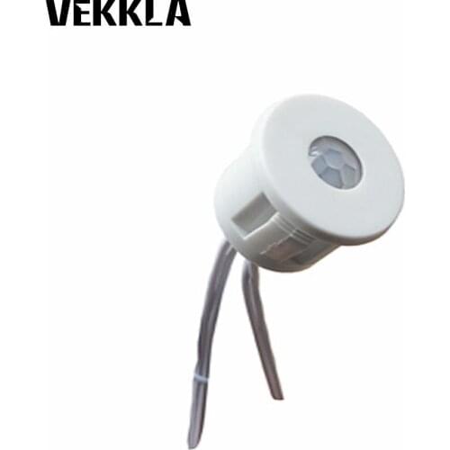 1Pc PIR Body Infrared Motion Sensor Auto On/Off Mini LED Human Detector USB Switch For Closet Corridor Bathrooms DC DC12V 2A