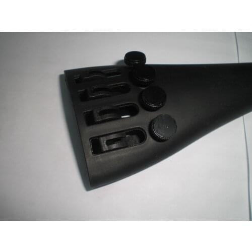 4 PCs Carbon Fiber Cello Tail Piece 1/2 with Fine Tuners