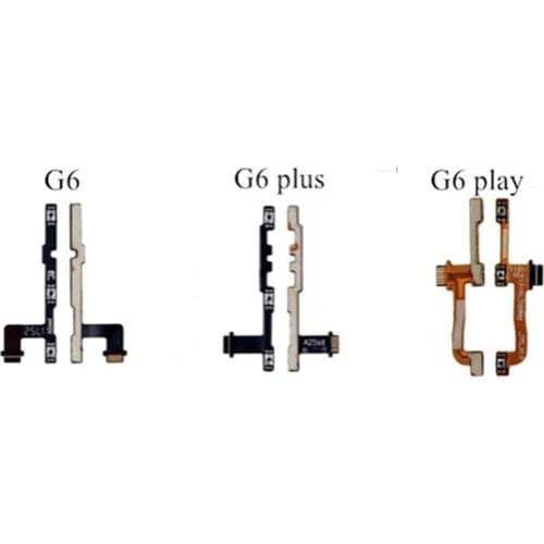 50pcs/Lot New For Motorola Moto G6 G6 Plus G6 Play Power on off Volume Side Button Flex Cable Ribbon Part