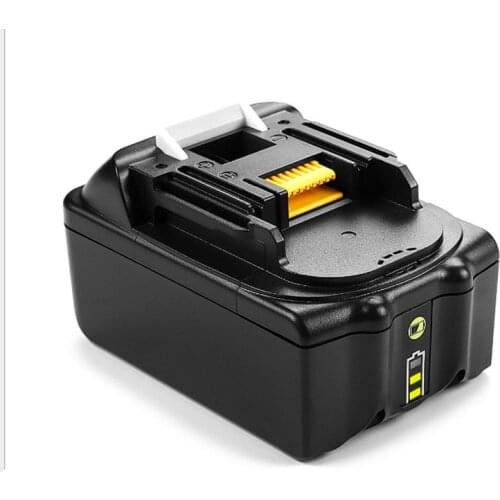 Hot 18V 6000mAh Rechargeable Battery with LED Indicator for Makita BL1850 BL1840 BL1830 LXT-400 194204-5 Cordless Power Tools